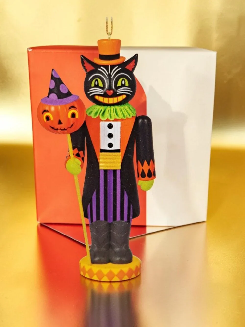 Hallmark 2025 Marquis Le Mew Halloween Cat Noble Nutcracker Keepsake NIB